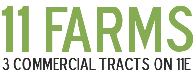 11Farms is 50 acres divided into three tracts of prime commercial real estate in east tennessee!